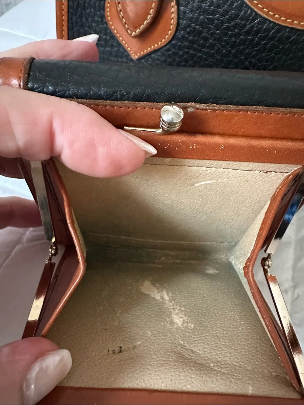 Dooney & Bourke Vintage Leather Satchel with Wallet